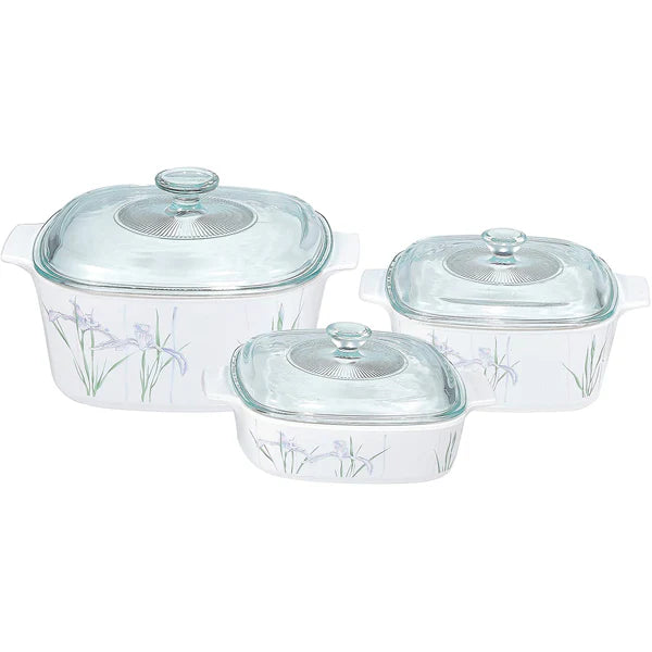 CorningWare Classics 6pc Casserole Set - Shadow Iris