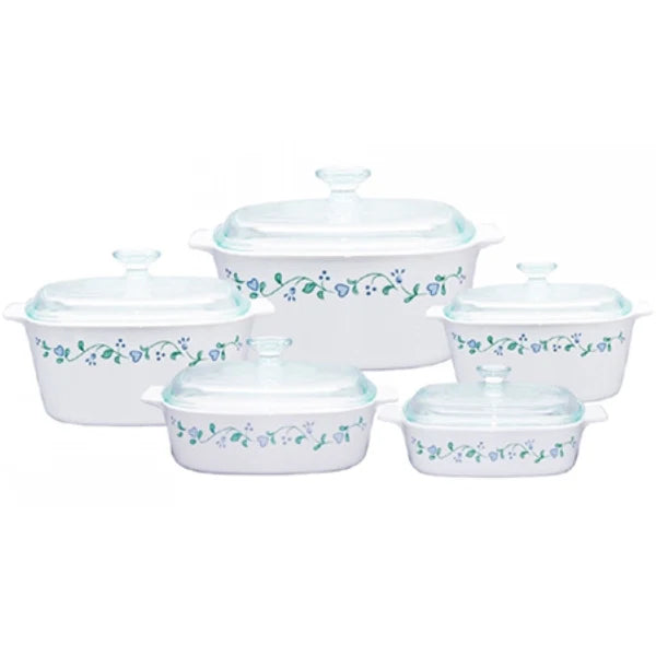 Corningware Classics 10 Pcs Casserole Set- Country Cottage