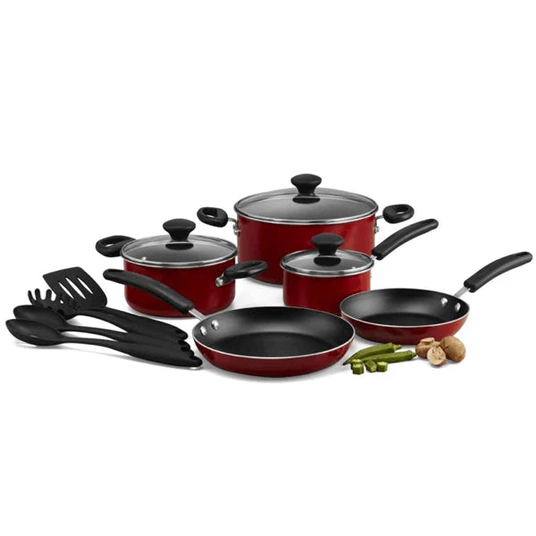 Prestige 12 Pcs Cook Set- Red