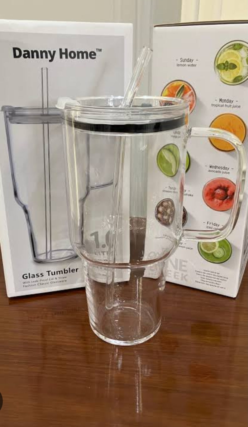 Danny Home 1L Glass Tumbler Pakistan – original packaging