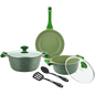 Prestige Essential Granite Cookware Set 7pcs Green Price Pakistan