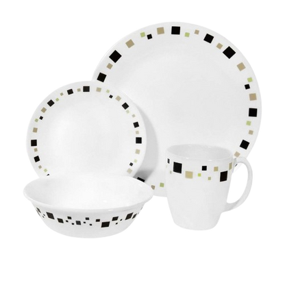 Corelle Livingware 16pc Set Geometric Price in Pakistan