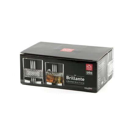 RCR Brillante Crystal Glassware Set of 6 Pakistan