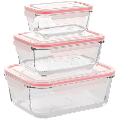Limon Glass Container 3 Pcs Set