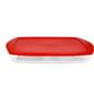 Pasabahce Borcam Rectangular Tray With Plastic Lid,
