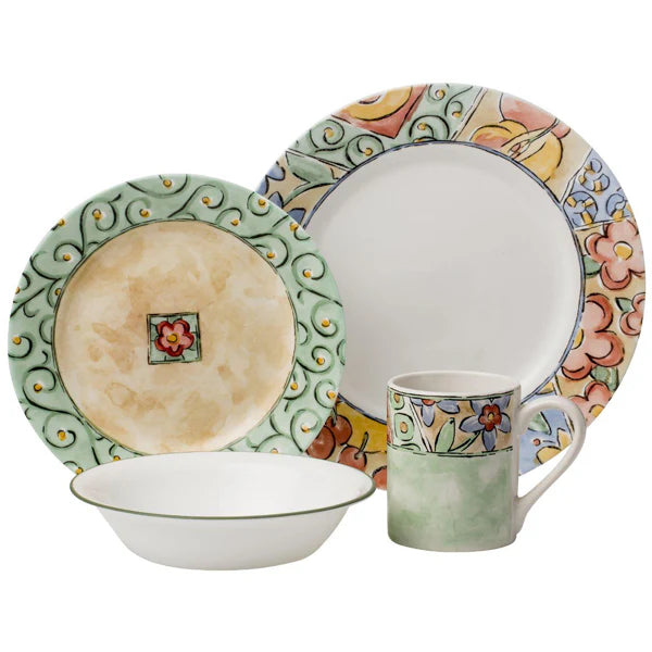 Corelle Impressions Series 16 Pcs Set- Watercolors