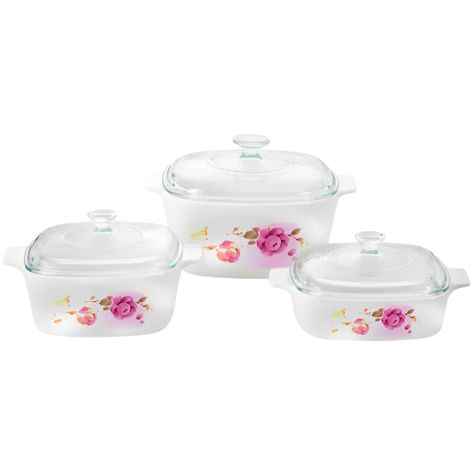 CorningWare Classics 6pc Casserole Set - Country Rose