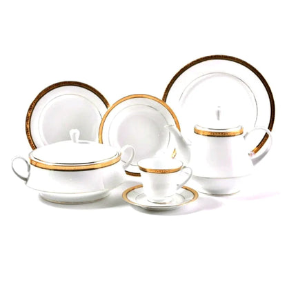 Noritake 98pcs Dinner Set Regent Gold Price in Pakistan
