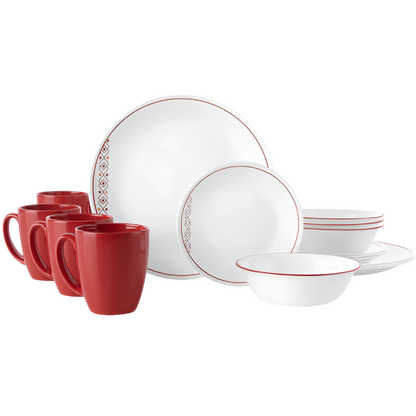 Corelle Livingware 16pc Set Fusion Chilli Price in Pakistan