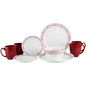 Corelle 16pc Dinner Set Red Trellis Price in Pakistan