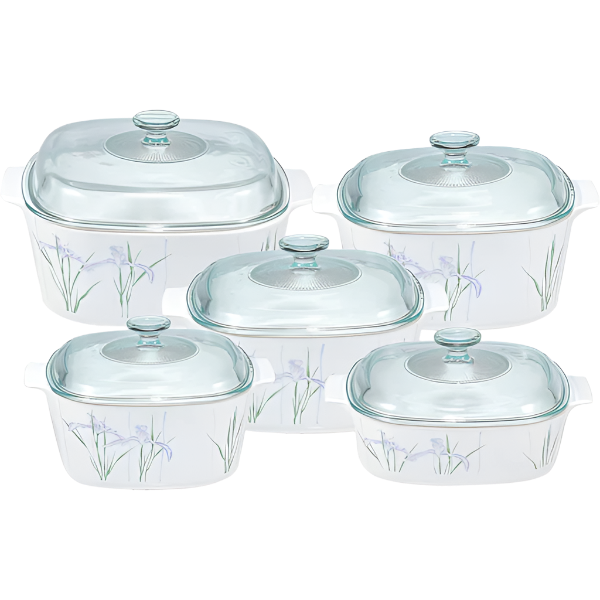 CorningWare Classics 10pc Casserole Set - Shadow Iris