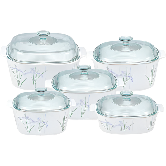 CorningWare Classics 10pc Casserole Set - Shadow Iris