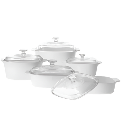 Corningware Classics 10 Pcs Set- Just White