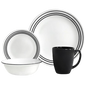 Corelle Livingware 16pc Set Onyx Black Price in Pakistan