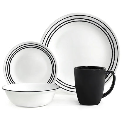 Corelle Livingware 16pc Set Onyx Black Price in Pakistan