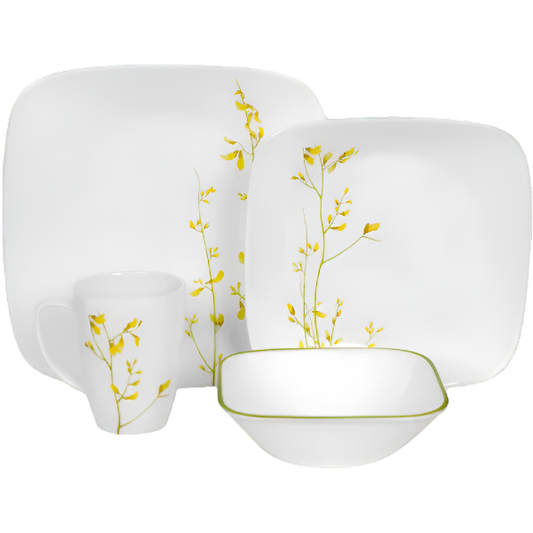 Corelle 16 Pcs Square Dinnerware Set - Kobe