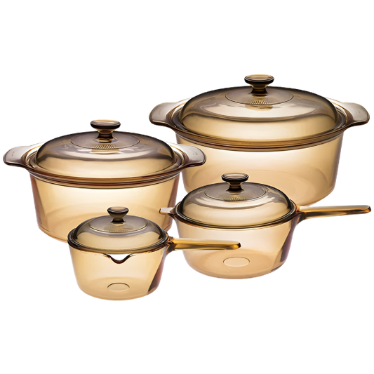 Visions 8pc Saucepan / Cookpot Set