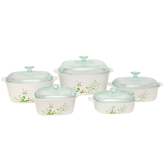 Corningware Classics 10 Pcs Casserole Set- Provence Garden