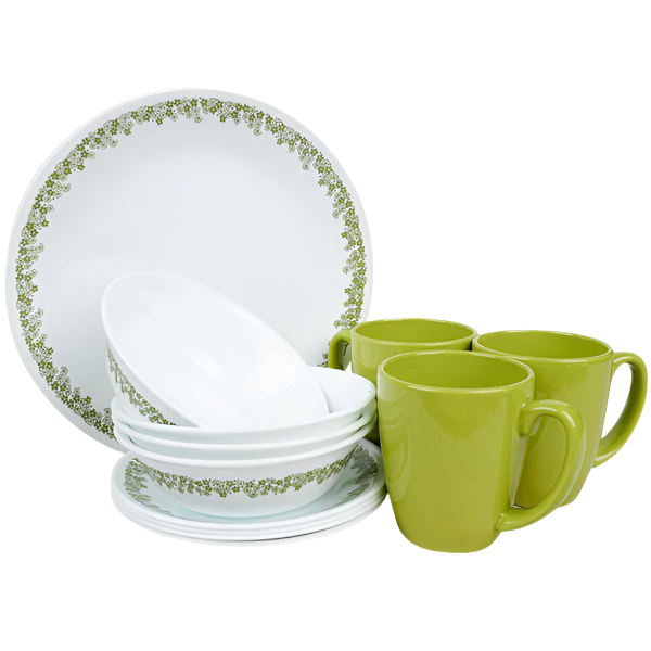 Corelle 16pc Dinner Set Spring Blossom Price in Pakistan