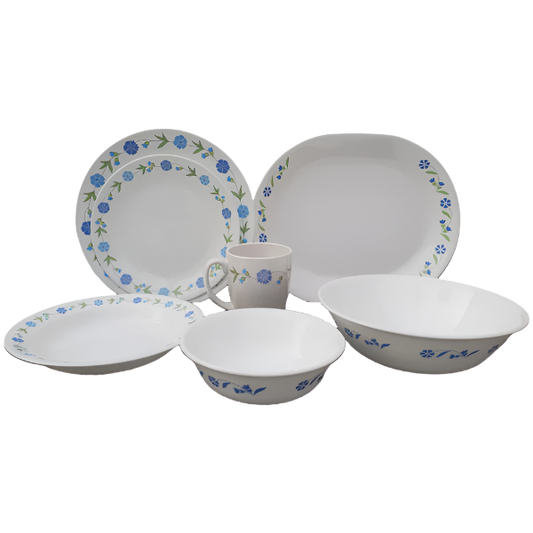 Corelle Livingware Series 32 Pcs Set- Spring Blue