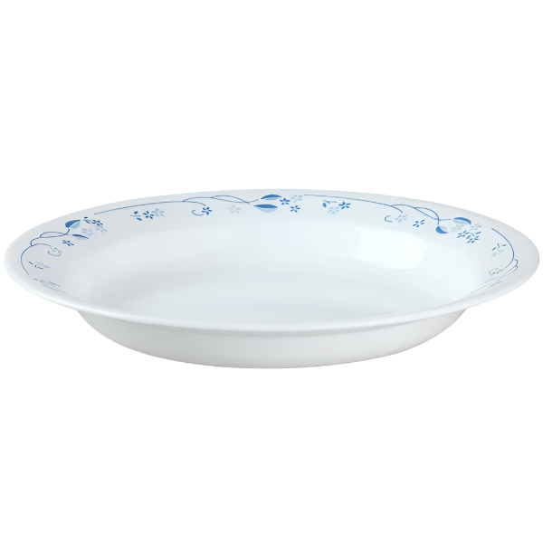 Corelle 15oz Rimmed Deep Plate - Provincial Blue