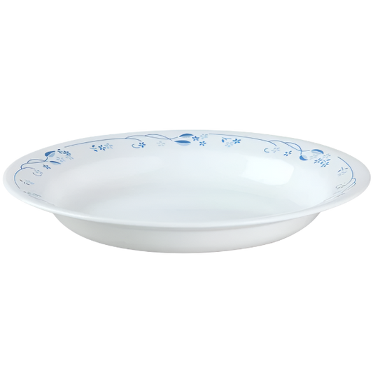 Corelle 15oz Rimmed Deep Plate - Provincial Blue