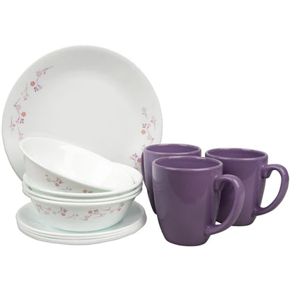 Corelle Botanical Glass Crockery Set Pakistan
