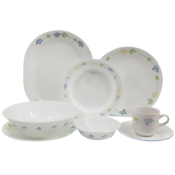 Corelle Livingware 76pc Dinnerware Set Secret Garden