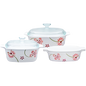 CorningWare Classics 6pc Casserole Set - Pretty Pink