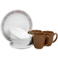 Corelle 16pc Dinner Set Woodland Brown Price in Pakistan
