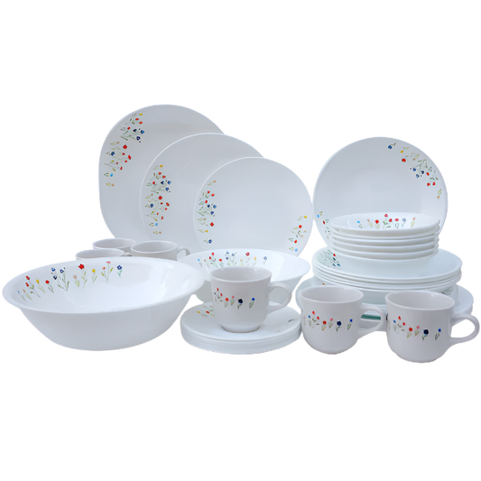 Corelle Essential Series 40pc Dinnerware Set - Flower Hill