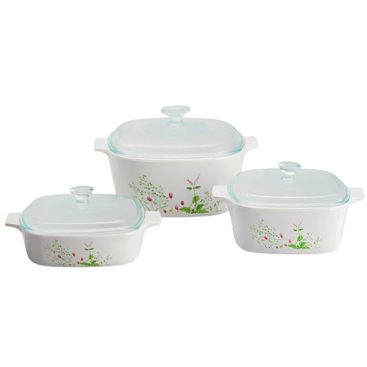Corningware 6 Pcs Casserole Set - Provence Garden