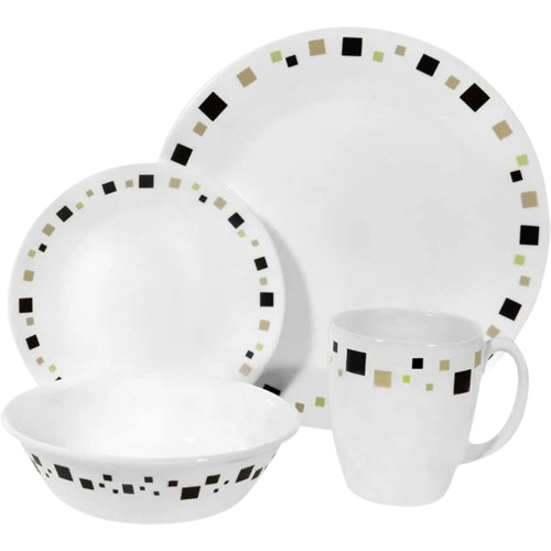 Corelle Livingware Series 16 Pcs Set- Geometric