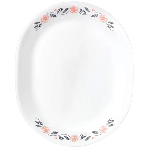 Corelle Livingware 12.25" Serving Platter Tangerine Garden