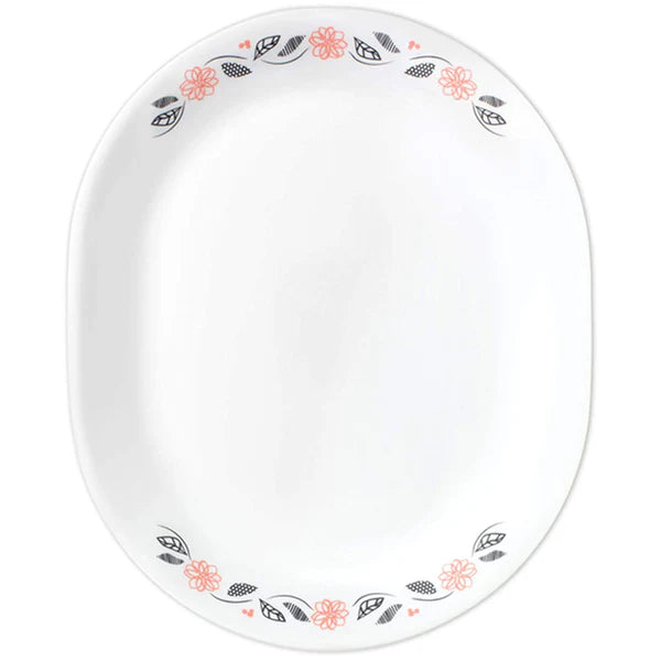 Corelle Livingware 12.25" Serving Platter Tangerine Garden