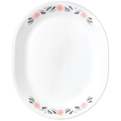 Corelle Vitrelle Glass Serving Platter Tangerine Garden Design