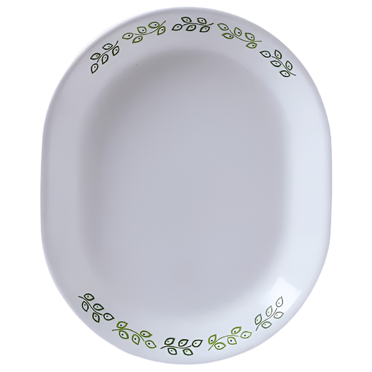 Corelle Livingware 12.25" Serving Platter Neo Leaf