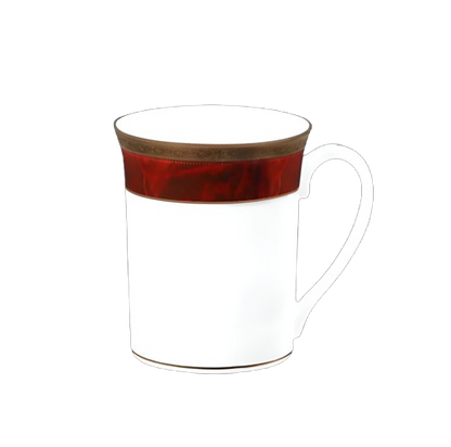 Noritake Porcelain Mug Burgundy With Gift Box Price Pakistan