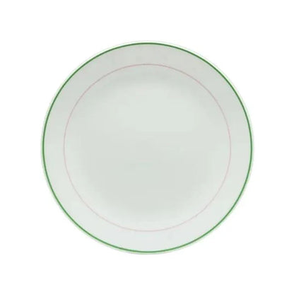 Corelle Double Ring Green 16 Piece Dinnerware Vitrelle