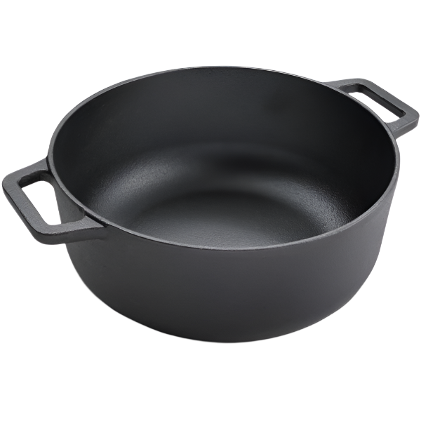 Prestige Cast Iron 20cm- Casserole With Glass Lid