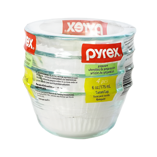 Pyrex 6oz/177ml Custard Cups (Set of 4)