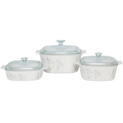 CorningWare Classics 6pc Casserole Set - Shadow Iris