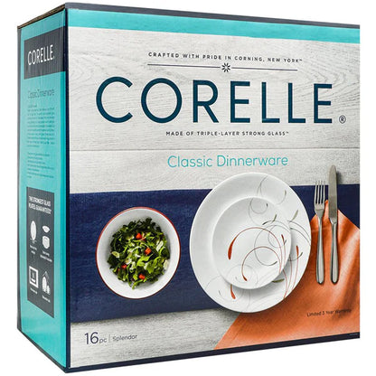 Corelle Splendor Glass Crockery Dinner Set Pakistan