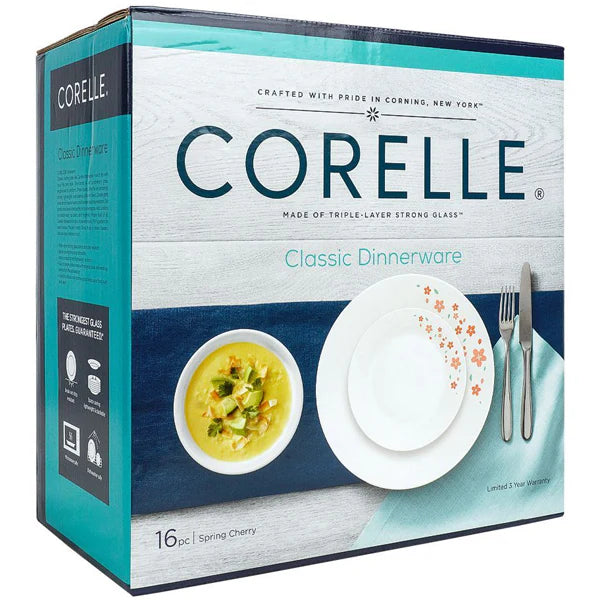 Corelle 16pc Dinner Set - Spring Cherry