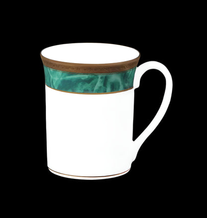 Noritake Dark Green Porcelain Mug Fine China Gift Box