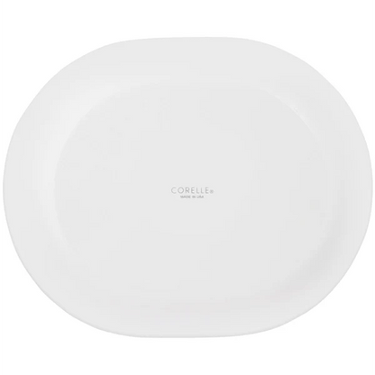 Corelle Vitrelle Glass Serving Platter Provincial Blue Design