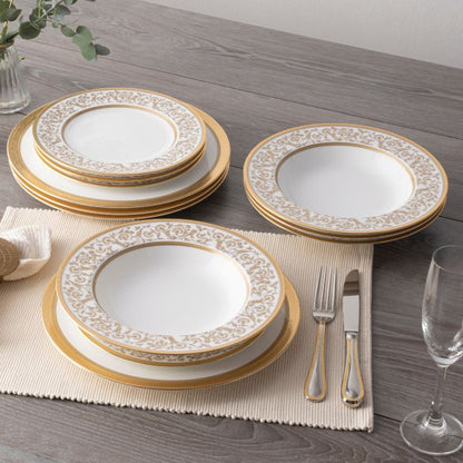 Noritake Summit Gold 98 Piece Dinner Set