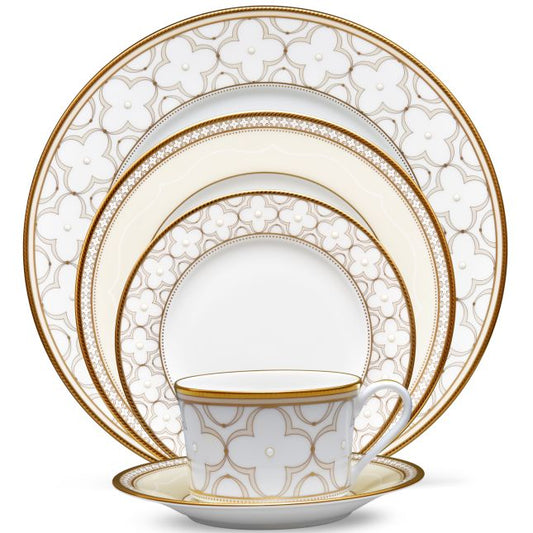 Noritake 98pcs Dinner Set- Trefolio Gold