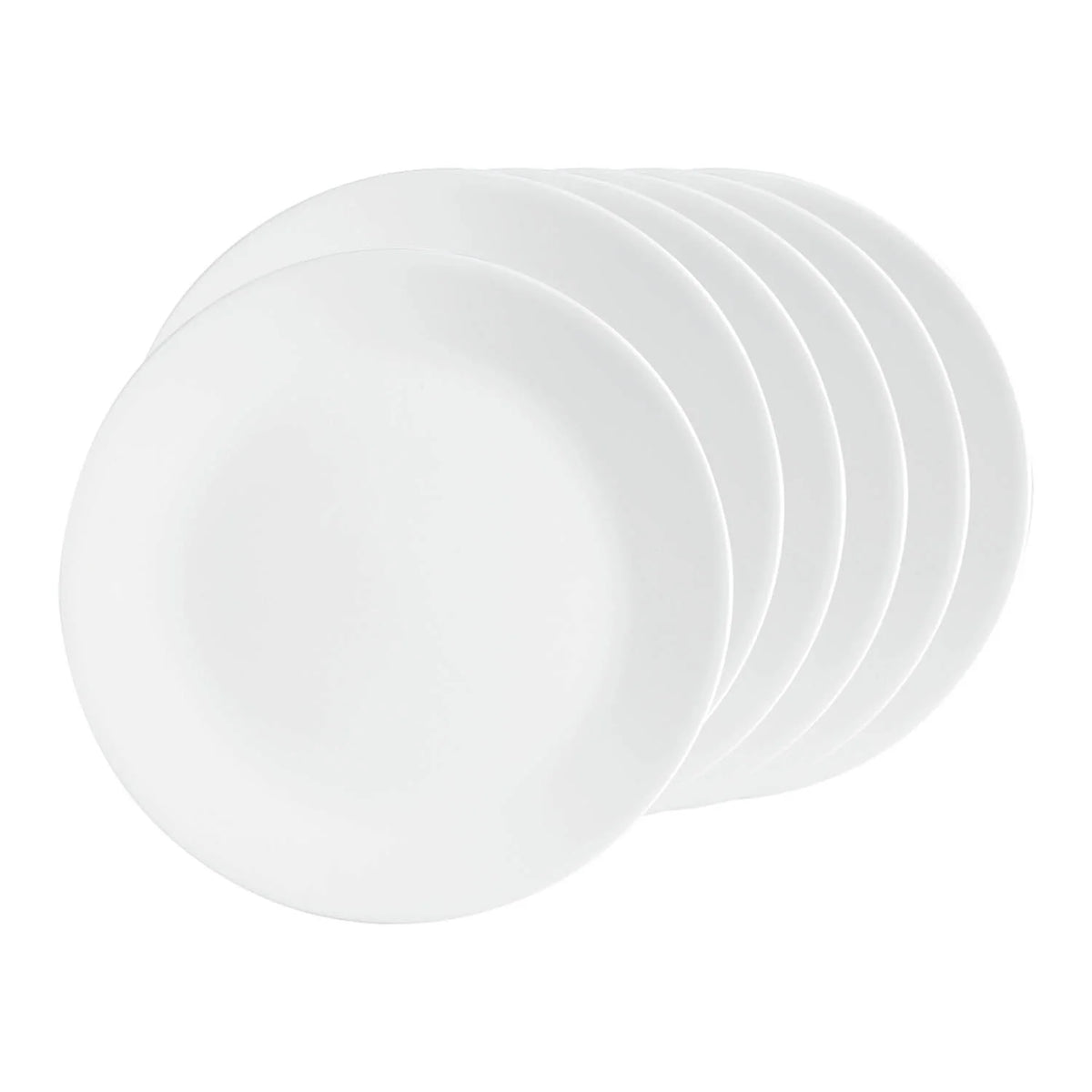 Corelle 18pc Plate Set- Winter Frost White