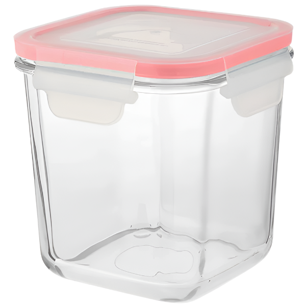Limon Square Glass Container - 860ml